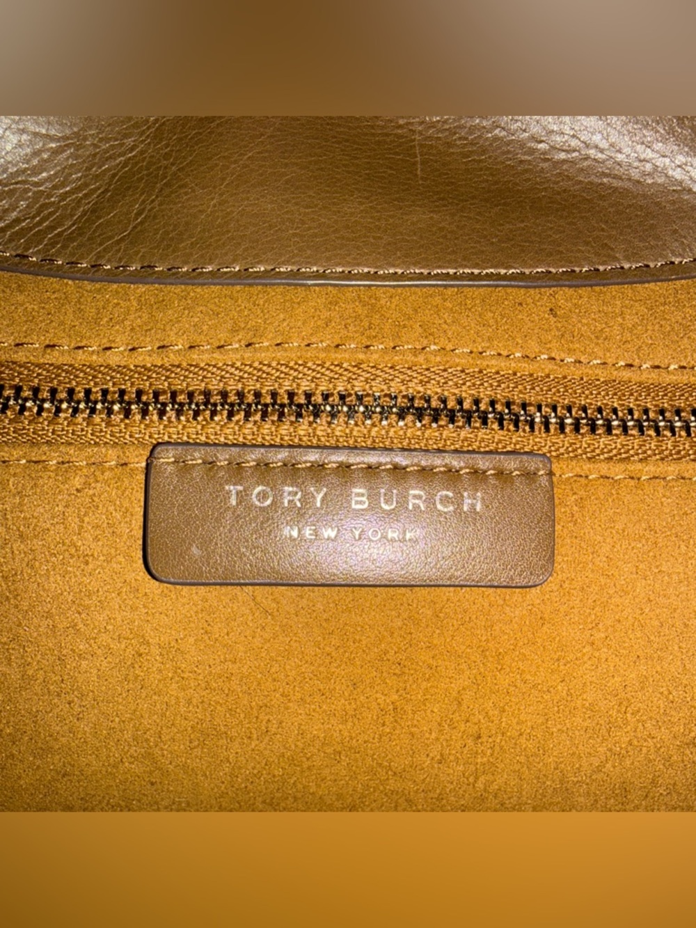 Tory Burch Charlie Shoulder Bag Medium - Malt Brown - Picture 11 of 14